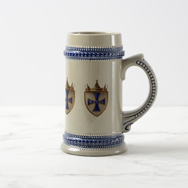 Blå Stråle El Crests Stein Mugg (Höger)