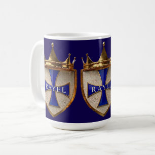 Blå StråleEl Crest kaffekopp