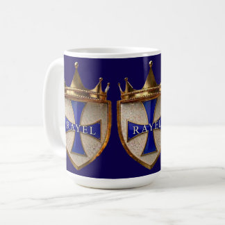 Blå StråleEl Crest kaffekopp