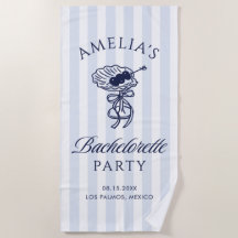 Blå Strand Cocktail Möhippa Helg