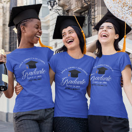 Blå Studenten Anpassningsbar Student Kvinnors T Shirt