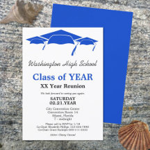 Blå Studentmössor, klassåterföreningsmall