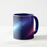 Blå Supernova Yttre Rymden Nebulos Astronomi Mugg<br><div class="desc">Ge dina sena stjärnskådningspass eller intensiva morgonrutiner en skjuts med denna spektakulärt livfulla kosmiska keramikmugg. Med den större 15oz-formaten låter denna mugg den hisnande horisontella rymdkonsten svepa vackert runt hela ytan. Varje klunk fördjupar dig i den imponerande skönheten hos en lysande blå supernovexplosion, komplett med virvlande lila nebulosmoln, strålande cyanljus...</div>
