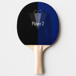 Blå/svart möhippa pingisracket