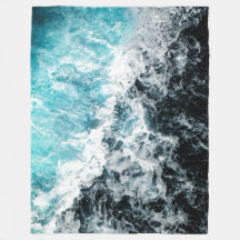 Blå svarta oceanen Vågar Hawaii