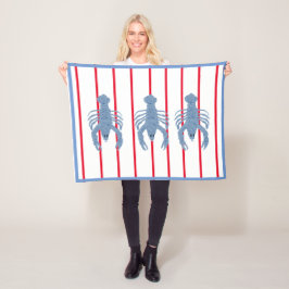 Blå täckfilt av Ginger Burk Burk baby Fleecefilt