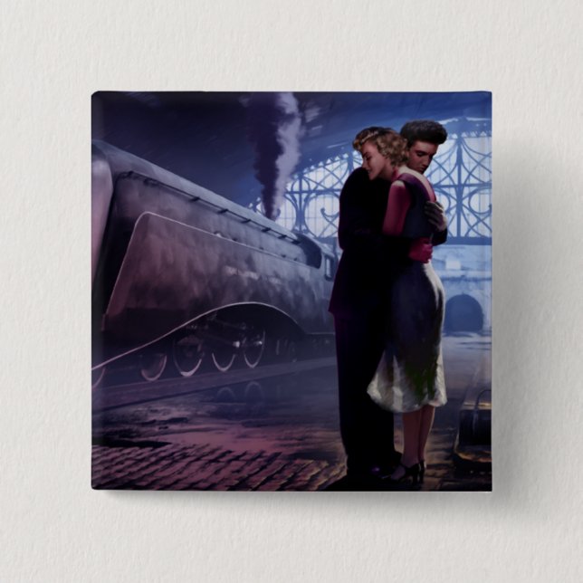 Blå Tåg 2 Knapp (Framsida)