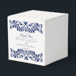 Blå Talavera-kakel Spansk Fiesta Bröllop Presentaskar<br><div class="desc">Alla älskar en fiesta! Denna samling är en fantastisk blandning av elegans och kulturarv, inspirerad av traditionella mexikanska Talavera-kakel-mönster. Den livfulla blå blomgränsen utstrålar sofistikation och en touch av festlig charm, vilket gör den perfekt för din spanskt eller mexikanskt inspirerade fest. Oavsett om du är värd för en stor fiesta...</div>