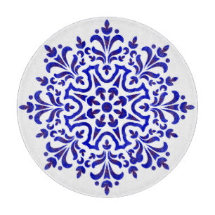 Blå Talavera Stil