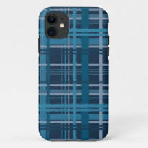 blå tartan