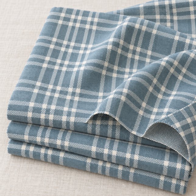 Blå Tartan-rutig skotsk klanmönster Tyg (Skapare uppladdad)