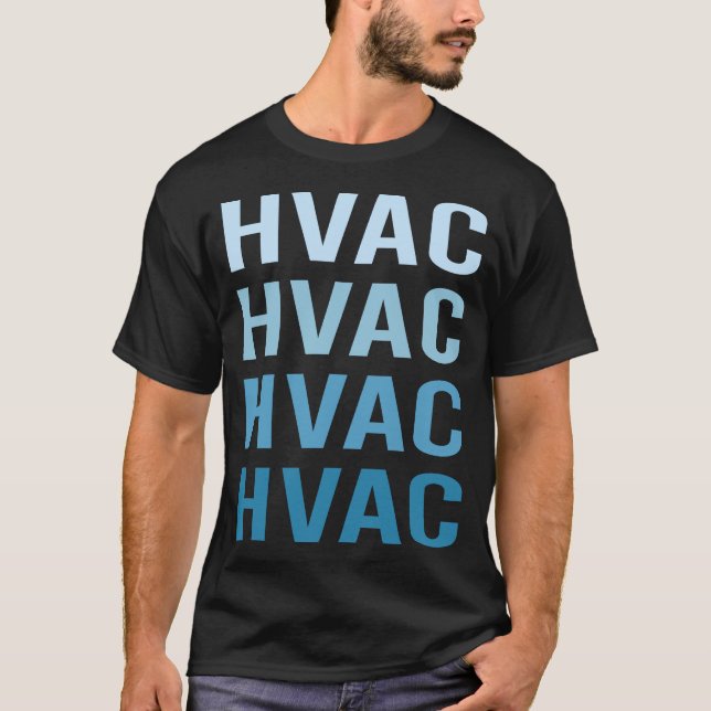 Blå text VVS T Shirt (Framsida)