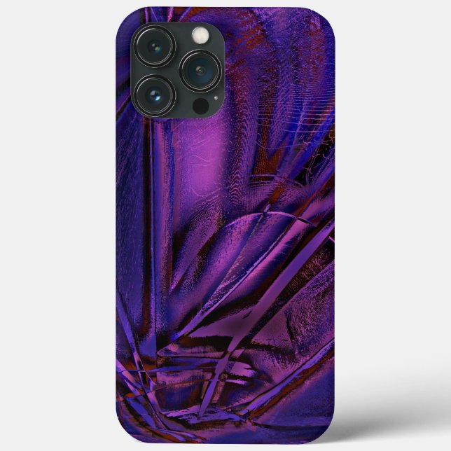 Blå till lila struktur och digitala repor (Baksida)