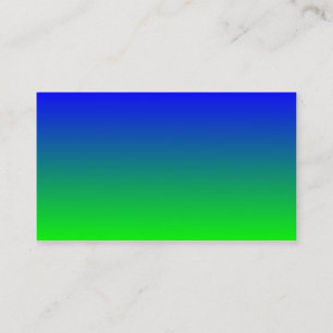 Blå till Limegrön Gradient Visitkort