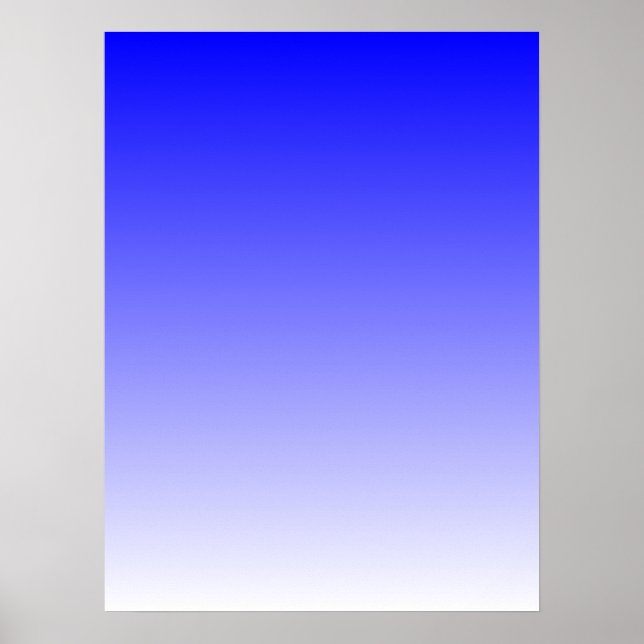 Blå till vit gradient poster (Framsidan)