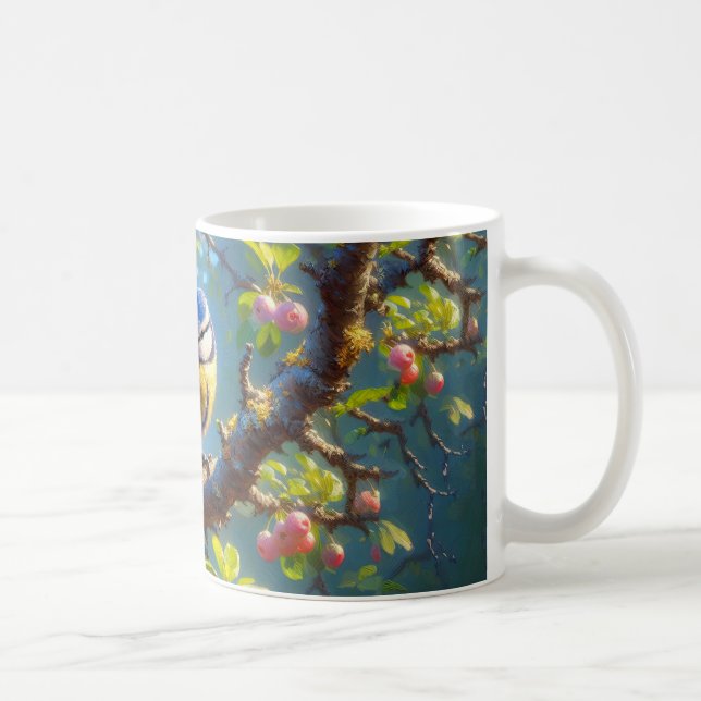 Blå ton 1 kaffemugg (Höger)