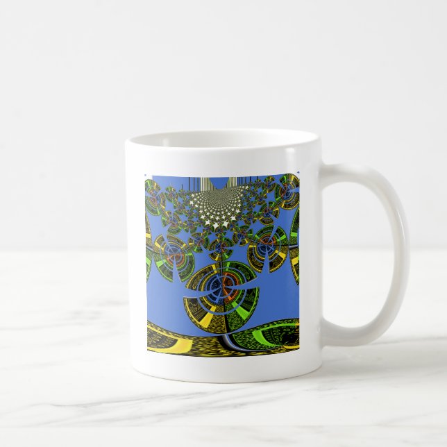 Blå tradition kaffemugg (Höger)