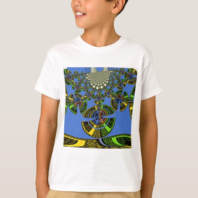 Blå tradition tee (Framsida)