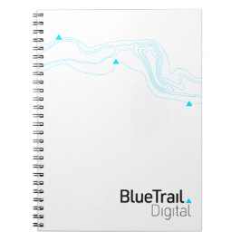 Blå Trail Digital Spiral Anteckningsbok