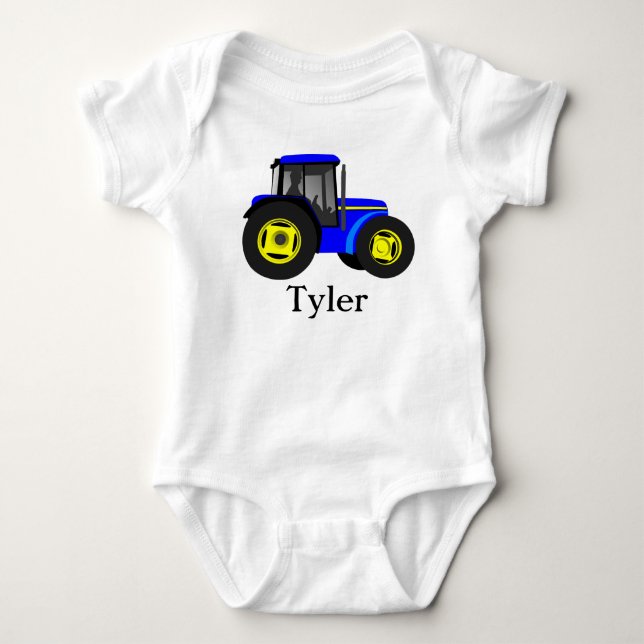 Blå Traktor T-shirt (Framsida)