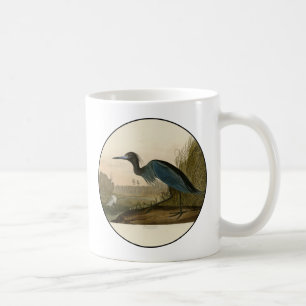 Blå Tranakrani Audubontryck Kustkonst Kaffemugg