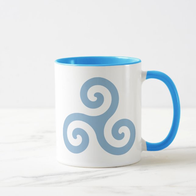Blå Triskelion Mugg (Höger)