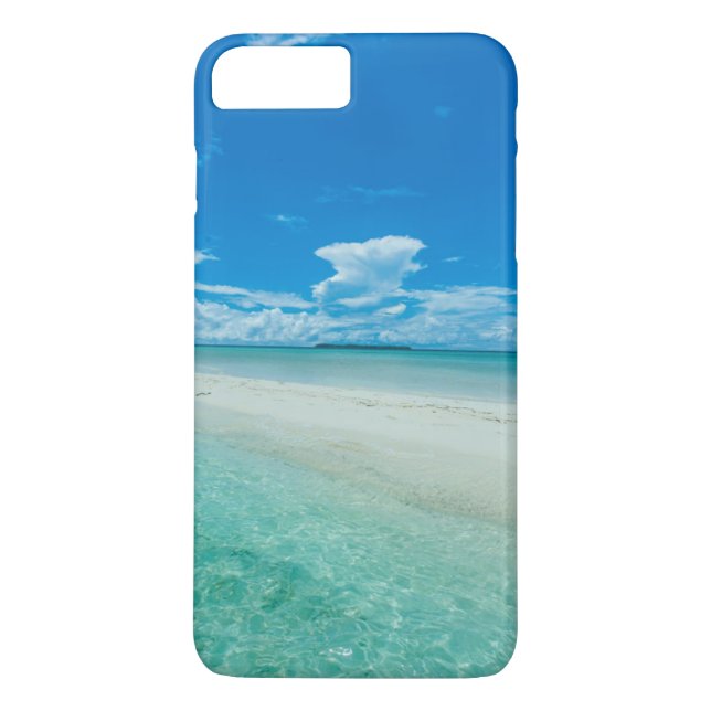 Blå tropisk havsutsikt, Palau Case-Mate iPhone Skal (Baksida)