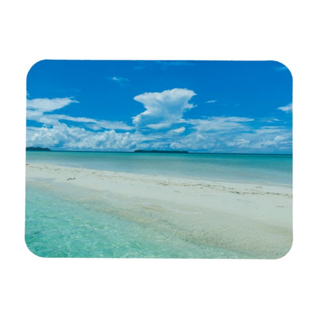 Blå tropisk havsutsikt, Palau Magnet (Horisontell)