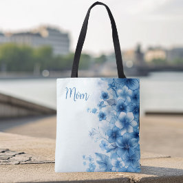 Blå tropisk hawaiian Flowered Anpassningsbar Mors Tygkasse