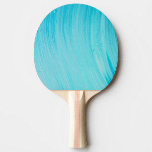 Blå Tub Våg Cool Turkos Vatten Pingisracket