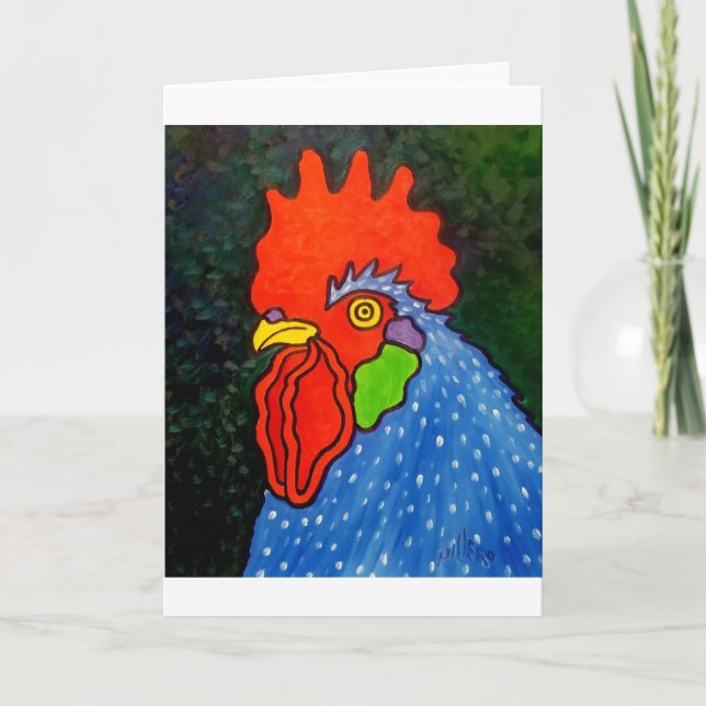 Blå Tupp 14 Kort (Framsida)