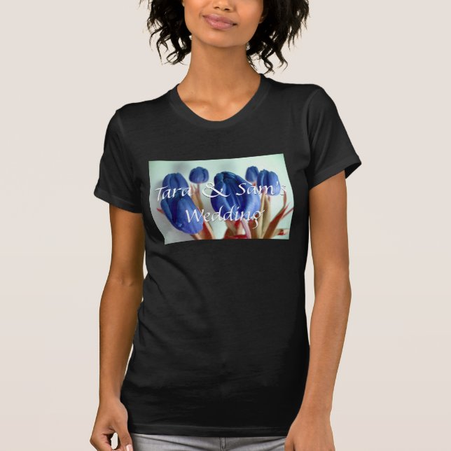Blå tupplur t-shirt (Framsida)