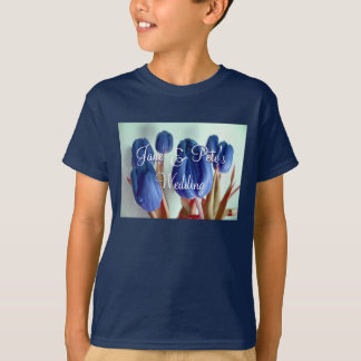 Blå tupplur tee shirt