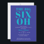 Blå turkos 60:e överraskningsdagars Elegant Inbjudningar<br><div class="desc">Blå turkos 60:e Eleganten på födelsedagen. Gästerna vet att det här blir ett speciellt party genom att bara tittar på inbjudan!</div>