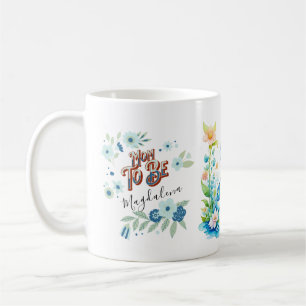 Blå turkos Grönt Dragon Mamma som ska Kaffemugg