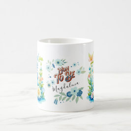 Blå turkos Grönt Dragon Mamma som ska Kaffemugg