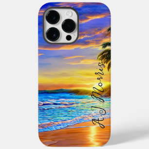 Blå turkos Ocean Sunset