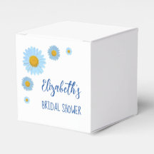 Blå tusenskönor blomsterbröllopsfest