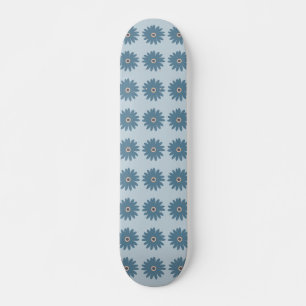 Blå tusenskönor mini skateboard bräda 18,5 cm