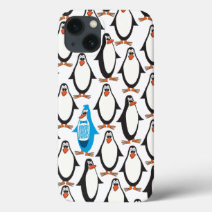 Blå tuxpenguin