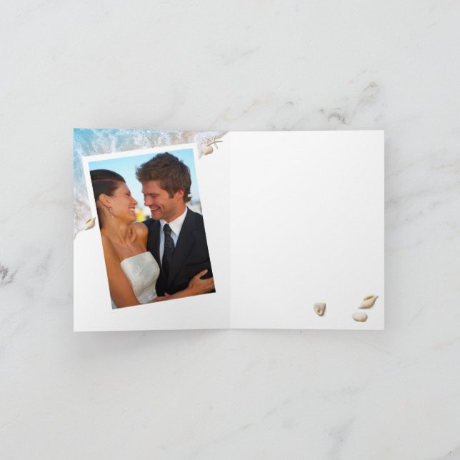 Blå två mindre fisk i havet - tack för ditt kort (Inuti)