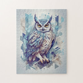 Blå Uggla [1/3] Pussel