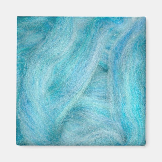 blå ull magnet (Framsidan)