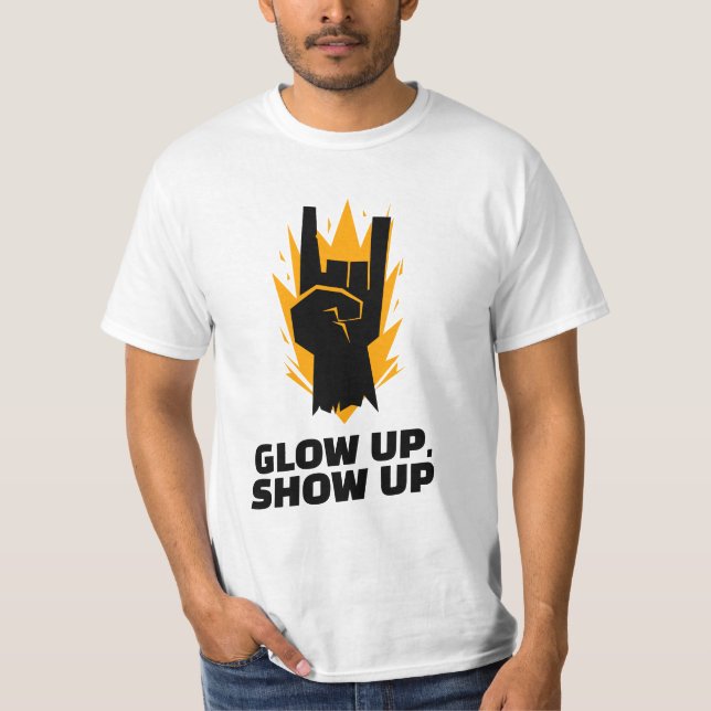 Blå upp, visa upp T-skjorta T Shirt (Framsida)