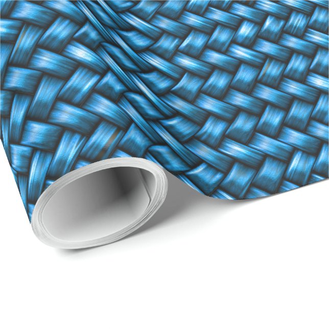 Blå våg 1 Papper insvällning Presentpapper (Rullad Hörn)