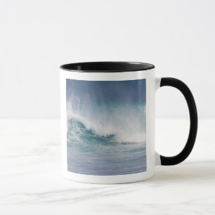 Blå våg kraschar, Maui, Hawaii, USA 3 Mugg