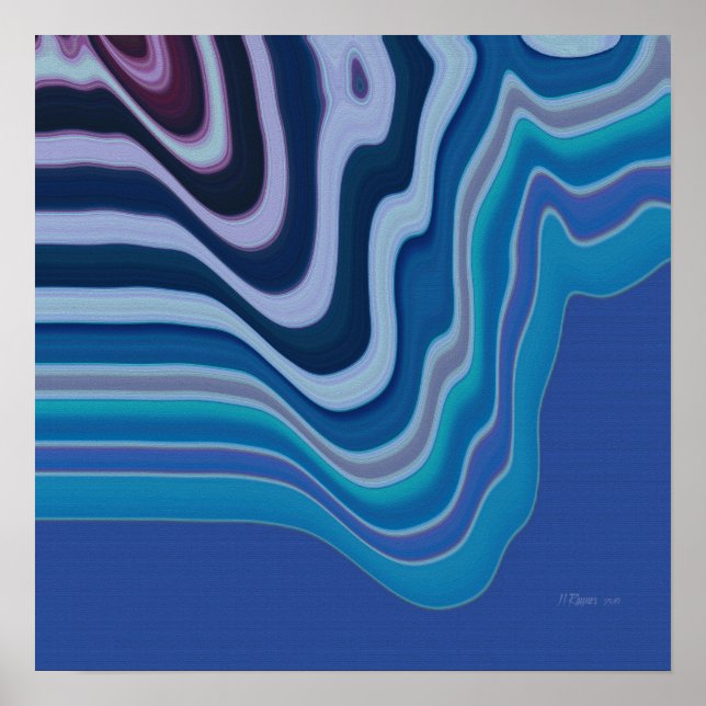 Blå våg poster (Framsidan)