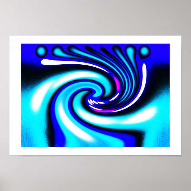 Blå våg poster (Framsidan)