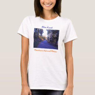 Blå väg tee shirt