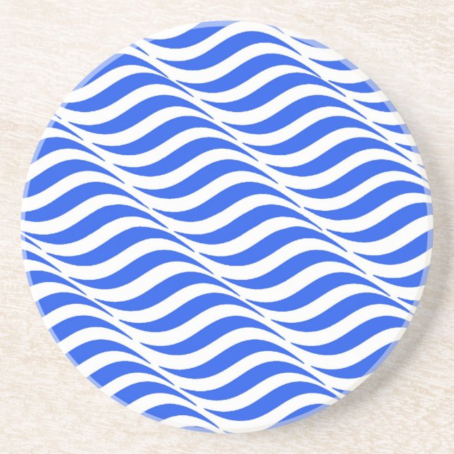 Blå Vågar Underlägg (Framsidan)